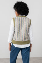 Load image into Gallery viewer, Lily &amp; Me - Gywneth Fair Isle Tank in Moss
