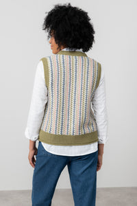 Lily & Me - Gywneth Fair Isle Tank in Moss