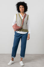 Load image into Gallery viewer, Lily &amp; Me - Gywneth Fair Isle Tank in Moss
