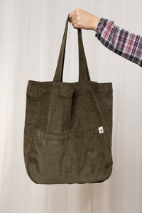 Lily & Me - Jumbo Cord Bag - Olive