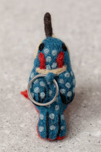 Lily & Me - Kingfisher Keyring