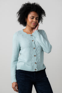 Lily & Me - Layla Cardigan in Ice Blue