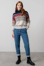 Load image into Gallery viewer, Lily &amp; Me - Maeve Jumper Fleck Knit in Chocolate
