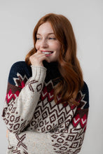 Load image into Gallery viewer, Lily &amp; Me - Maeve Jumper Fleck Knit in Chocolate
