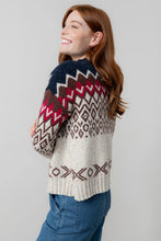 Load image into Gallery viewer, Lily &amp; Me - Maeve Jumper Fleck Knit in Chocolate
