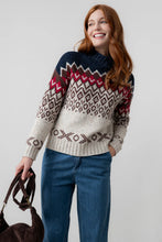 Load image into Gallery viewer, Lily &amp; Me - Maeve Jumper Fleck Knit in Chocolate
