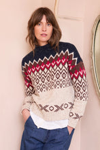 Load image into Gallery viewer, Lily &amp; Me - Maeve Jumper Fleck Knit in Chocolate
