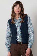 Load image into Gallery viewer, Lily &amp; Me - Marly Pointelle Tank in Navy
