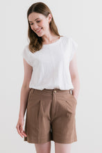 Load image into Gallery viewer, Lily &amp; Me - Merrick Plain Twill Shorts in Mocha
