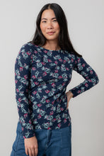 Load image into Gallery viewer, Lily &amp; Me - Monica Top Foliage in Navy
