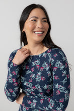 Load image into Gallery viewer, Lily &amp; Me - Monica Top Foliage in Navy
