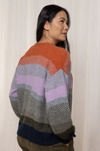 Load image into Gallery viewer, Lily &amp; Me - Nancy Colour Block Cardigan - Olive
