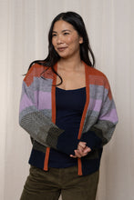 Load image into Gallery viewer, Lily &amp; Me - Nancy Colour Block Cardigan - Olive
