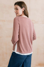 Load image into Gallery viewer, Lily &amp; Me - Olive Shirt Jumper in Antique Pink
