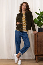 Load image into Gallery viewer, Lily &amp; Me - Palmer Jumbo Cord Jacket - Olive
