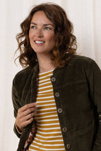 Load image into Gallery viewer, Lily &amp; Me - Palmer Jumbo Cord Jacket - Olive
