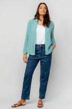 Load image into Gallery viewer, Lily &amp; Me - Savannah Seersucker Shirt in Ocean
