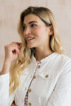 Load image into Gallery viewer, Lily &amp; Me - Seren Twill Jacket in White
