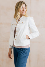 Load image into Gallery viewer, Lily &amp; Me - Seren Twill Jacket in White
