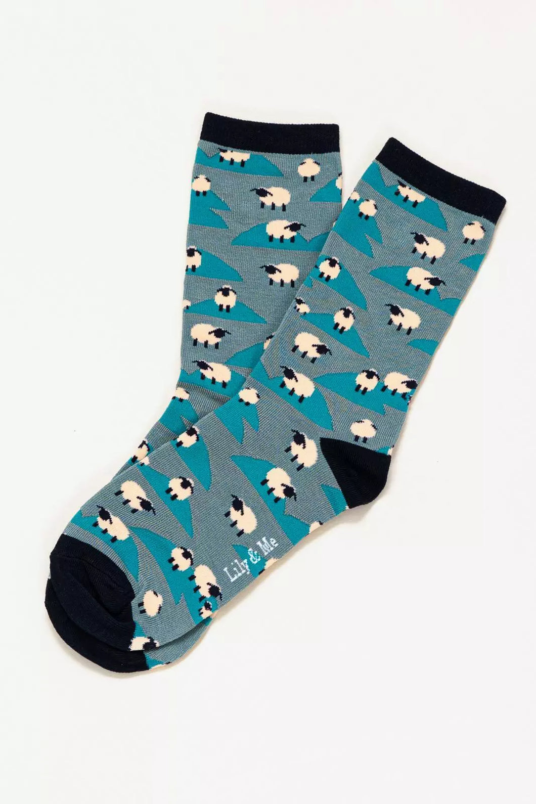 Lily & Me - Skye Sheep Bamboo Socks - Teal