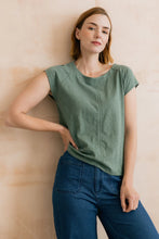 Load image into Gallery viewer, Lily &amp; Me - Tidal Organic Cotton T-Shirt in Laurel
