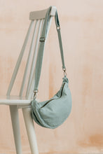 Load image into Gallery viewer, Lily &amp; Me - Crossbody Twill Bag in Silver Sage
