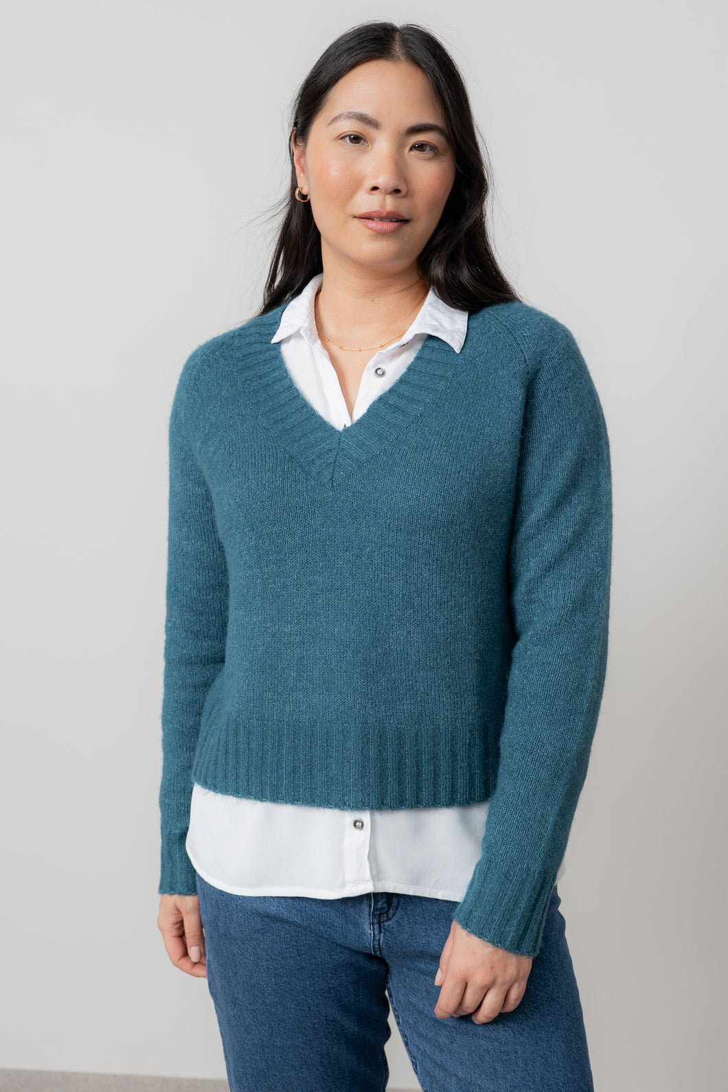Lily & Me - Woodchester Jumper in Petrol