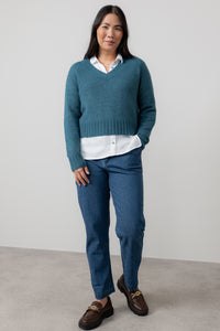 Lily & Me - Woodchester Jumper in Petrol