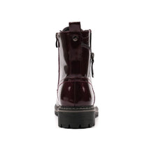 Load image into Gallery viewer, Lunar - Allison Patent Ankle Boot in Burgundy
