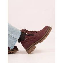 Load image into Gallery viewer, Lunar - Caramel Waterproof Boot in Burgundy
