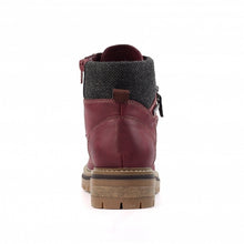Load image into Gallery viewer, Lunar - Caramel Waterproof Boot in Burgundy
