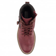 Load image into Gallery viewer, Lunar - Caramel Waterproof Boot in Burgundy

