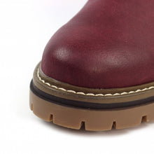 Load image into Gallery viewer, Lunar - Caramel Waterproof Boot in Burgundy
