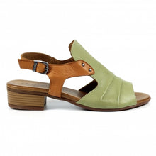 Load image into Gallery viewer, Lunar - Jaden Leather Sandal in Khaki
