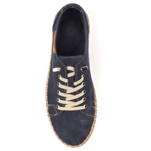 Load image into Gallery viewer, Lunar - Maddison II Suede Plimsoll in Navy
