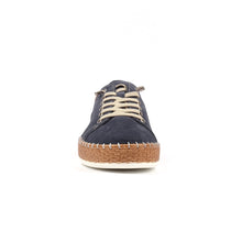 Load image into Gallery viewer, Lunar - Maddison II Suede Plimsoll in Navy
