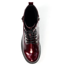 Load image into Gallery viewer, Lunar - Parlour Patent Ankle Boot in Burgundy
