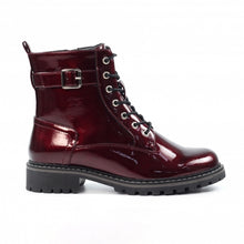 Load image into Gallery viewer, Lunar - Parlour Patent Ankle Boot in Burgundy
