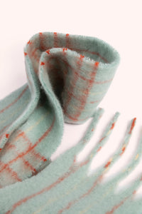 Powder - Angelica Cosy Scarf in Ice/Tangerine