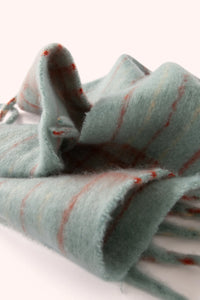 Powder - Angelica Cosy Scarf in Ice/Tangerine