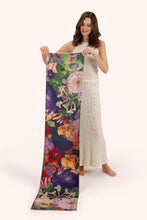 Load image into Gallery viewer, Powder - Autumn Posy Lux Print Scarf in Midnight
