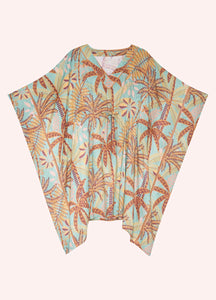 Powder - Beach Cover Up in Patterned Palms