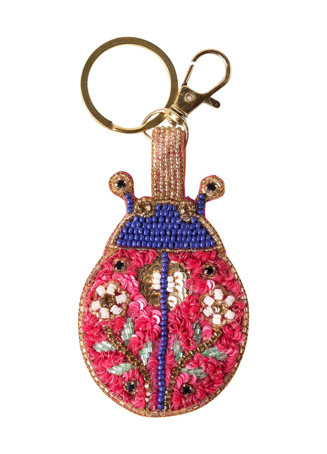 Powder - Lovely Ladybird Beaded Keyring
