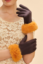 Load image into Gallery viewer, Powder - Bettina Gloves - Chocolate Mustard
