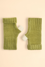 Load image into Gallery viewer, Powder - Cassia Wrist Warmers - Sage
