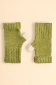 Powder - Cassia Wrist Warmers - Sage