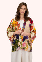Load image into Gallery viewer, Powder - Cream Posy Mid Length Kimono
