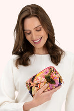 Load image into Gallery viewer, Powder - Cream Posy Quilted Vanity Bag
