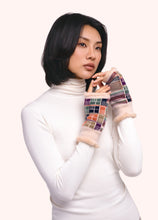 Load image into Gallery viewer, Powder - Dani Wrist Warmers in Damson Mix
