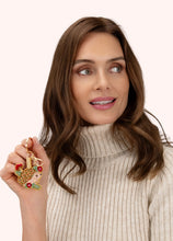 Load image into Gallery viewer, Powder - Hedgehog Beaded Keyring
